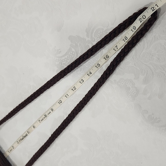 The Sak Crochet Crossbody Purse Dark Brown - Picture 6 of 9